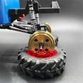 thumbnail image 4 of Brass Counterweight Set for FMS FCX24 Butcher Power Wagon 1/24 RC Crawler Precision CNC Machined, 4 of 8