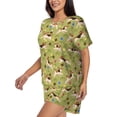 thumbnail image 2 of Lsque Running Beagle Women's Short-Sleeved Pajama Set - 2 Piece Soft and Lightweight Sleepwear Set-X-Large, 2 of 9