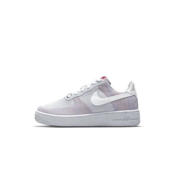Nike Air Force 1 Crater Flyknit (GS) Big Kids' Shoes Wolf Grey dh3375-002