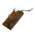 thumbnail image 3 of SAS 6.5" Traditional Suede Leather Archery ArmGuard Spring Fastener Cord Lock, 3 of 6