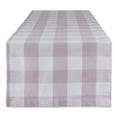 thumbnail image 3 of Dusty Lilac Buffalo Check Table Runner 14x108", 3 of 10