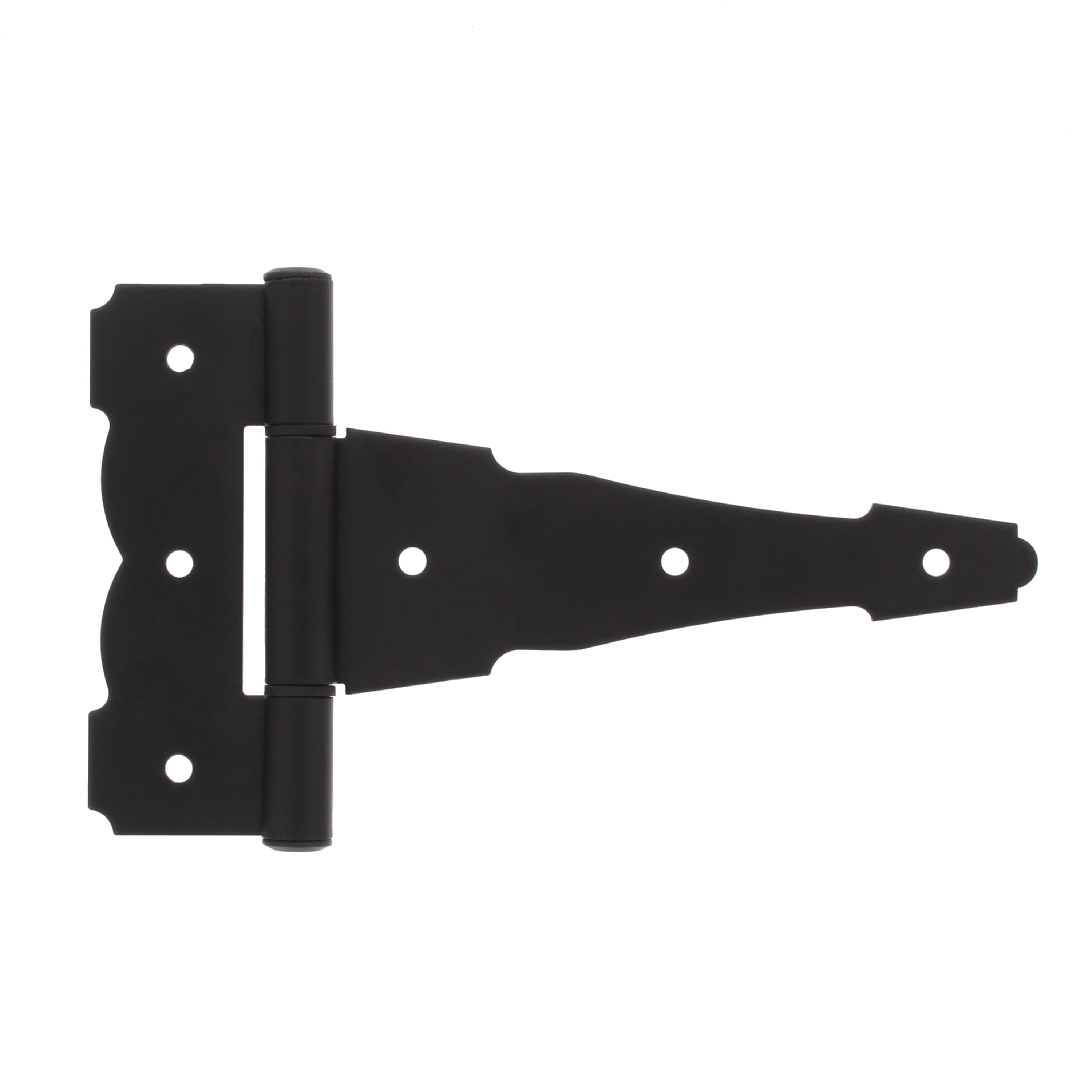 Tee Hinges Black Decorative Heavy Duty Strap T Hinge Door Gate Shed  Pair or One 