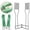 A, variant on Kitchen Glove Drying Rack, Stainless Steel Glove Holder for Rubber Gloves, Vertical Multi-Purpose Glove Stand, Durable Mitten Drying Rack