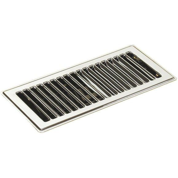 3" x 10" Pewter Floor Register