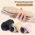 thumbnail image 5 of Hyasfey Unisex 5D Sponge Puff Sports Insoles Soft Absorption Pads Massage Insoles Arch Support Orthopedic Inserts for Running Basketball, 5 of 6