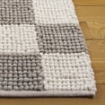 thumbnail image 3 of SAFAVIEH Natura Blazhe Checkered Area Rug, Gray/Ivory, 3' x 5', 3 of 10