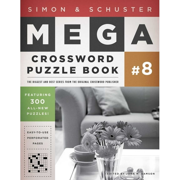 S&s Mega Crossword Puzzles Simon & Schuster Mega Crossword Puzzle Book #8, Book 8, (Paperback)