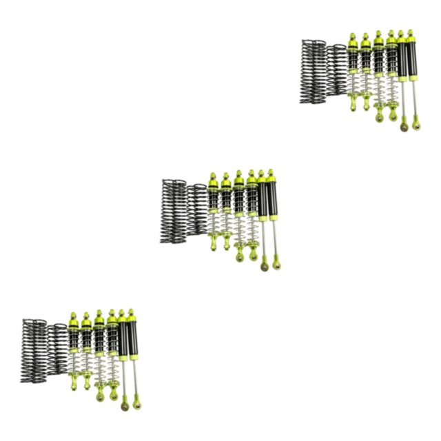 Ounissouiy Amortiguador trasero para 1/10 Rc LOSI Baja Rey 4WD CNC amortiguador trasero mecanizado para 1/10 RC LOSI verde Type1 NO1