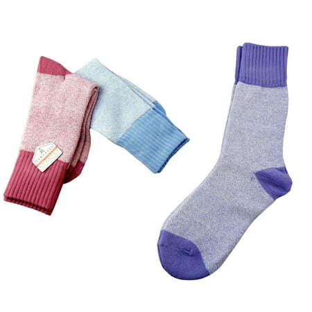 

3 Pair Ladies Multi Purpose All Weather Socks Casual Trendy & Warm Cozy Makes For a Great Gift