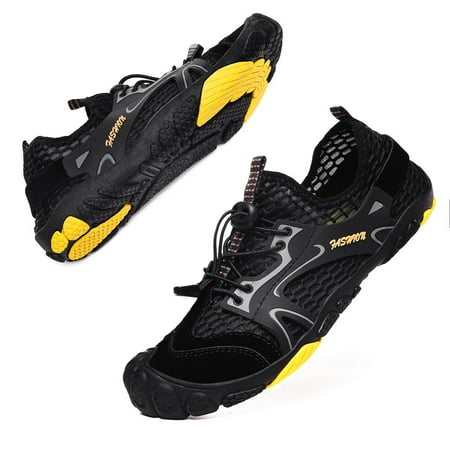 

Dyfzdhu Mens Water Shoes Quick Dry Barefoot Swim Diving Surf Aqua Sports Pool Beach Yoga