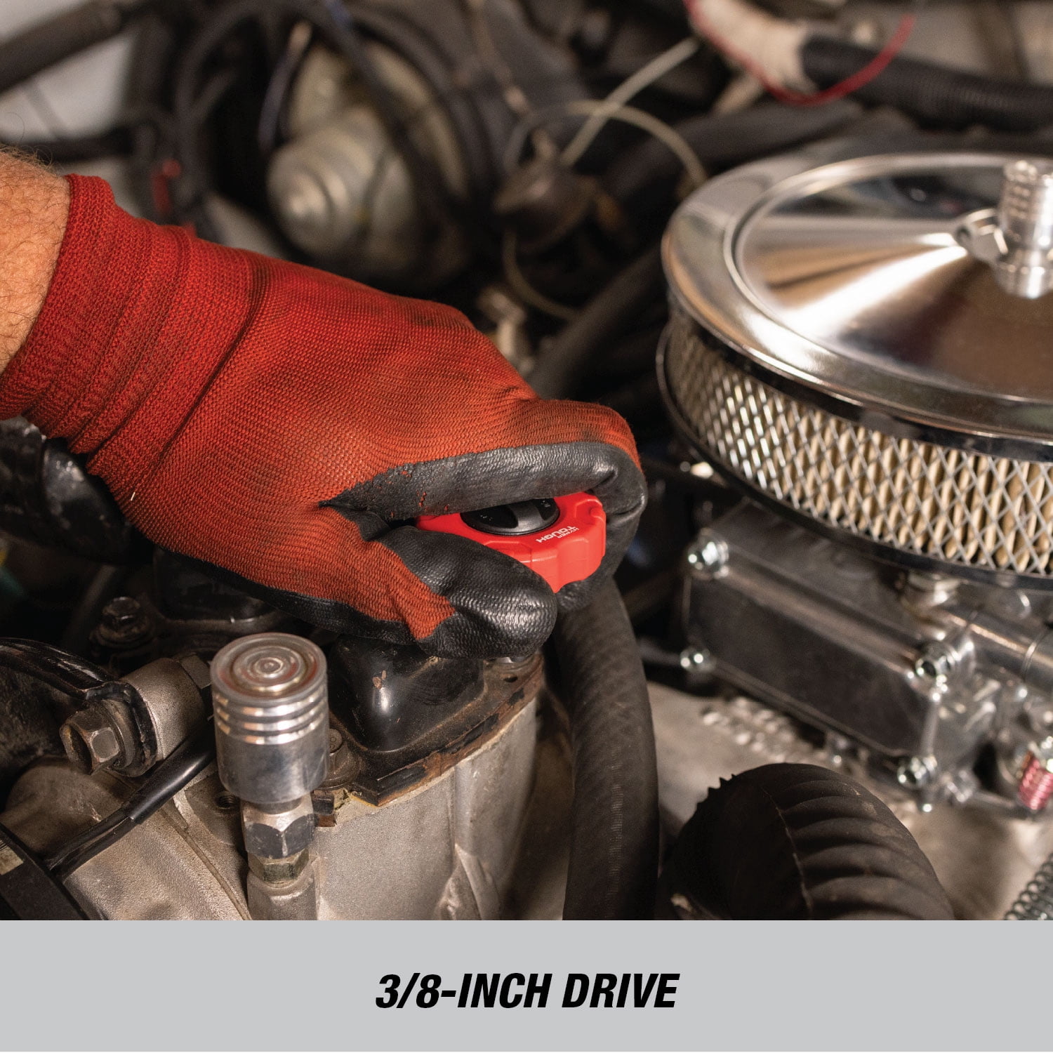 Hyper Tough 3/8-inch Finger Ratchet, Reversible Drive