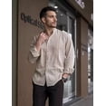 thumbnail image 3 of Camisas Casual Guayabera Cubana Para Hombre Manga Larga, 3 of 7