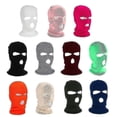 thumbnail image 4 of Gorro de esquí de invierno con pasamontañas de 3 agujeros para hombre, gorro táctico cálido con capucha, 4 of 4