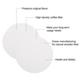 thumbnail image 3 of Filtros de café desechables de papel para percolador de 400 cuentas de fibra de madera natural sin blanquear, blanco, 3 of 6