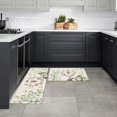 thumbnail image 4 of Kitchen Mat Rug Set of 2 Sweet Honey Bees Runner Rug Anti-Fatigue Comfort Memory Foam Standing Mat Non-Slip Floor Door Mat for Bathroom Bedroom 18x30in+18x48in, 4 of 6