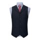 thumbnail image 1 of Camiseta sin mangas con cuello vuelto para hombre, de color liso, sin mangas, con múltiples bolsillos, cómoda y transpirable., 1 of 5
