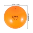 thumbnail image 2 of OULII Ballon de Volleyball Gonflable Doux Orange pour Entraînement Intérieur Contrôle et Précision, 2 of 8
