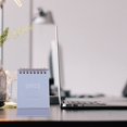 thumbnail image 4 of 3pcs 2021 Desk Calendar Schedules Calendar Notepad Calendar Standing Flip Calendar Monthly Calendar for 2021 New Year Tabletop Decoration Ornament Purple, 4 of 8