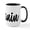 White/Black Inside, variant on CafePress - Melanin - 15 oz Ceramic Large White Novelty Mug