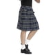 thumbnail image 5 of Falda escocesa tradicional escocesa para hombre, traje nacional escocés para vacaciones, Falda plisada a cuadros, disfraz de Halloween, 4 colores, 5 of 5