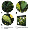 thumbnail image 3 of Designart "Ferns Plant beautyful Curves III" Floral Floater Framed Canvas Art Print, 3 of 7