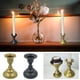 thumbnail image 1 of Candelabro de hierro - Candelabro metálico vintage con asa para decoración del hogar, 7,6x5,6 cm, contiene velas cónicas de 0,78" de diámetro, 1 of 5