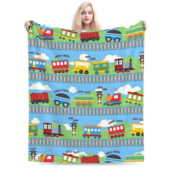 Train blanket soft and comfortable for use throughout the year 50x40