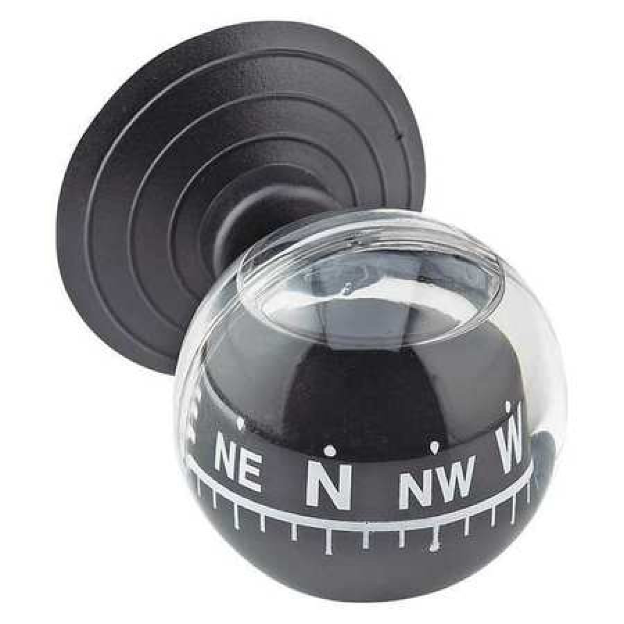 Ball Compass with Mini Suction Cup, Black