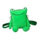 thumbnail image 4 of Bolso bandolera de rana, bolso pequeño informal, correa de hombro ajustable, bolso de hombro para mujer Verde claro, 4 of 9