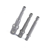 SOPOTUTU 3-Piece Drill Bit Extension Set with Socket Adapter for Power Drills and Impact Drivers - and Versatile
