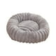 thumbnail image 2 of Cama redonda de felpa para gatitos, cama relajante para perros, suministros para mascotas, perros pequeños, cachorros Gris 50cm, 2 of 9