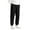 Black, variant on Diufon Casual Pants for Men Baggy Elastic Waist Drawstring Sweatpants Trendy Tapered Jogger Pants with Pockets