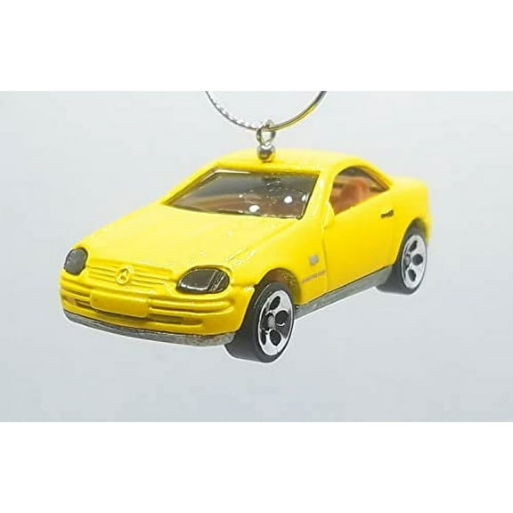 Christmas Ornament for Mercedes SLK Yellow