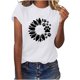 thumbnail image 2 of Fiudx Camisetas para Mujer Top de Manga Corta para Mujer, Informal, con Cuello Redondo, Estampado Sexy de Verano, Regular, 2 of 5