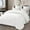 White, variant on Exclusivo Mezcla Queen Comforter Set White, 3-Piece Solid Comforter Duvet Insert with Corner Tabs, Lightweight Bedding Down Alternative Comforter for All Seasons
