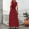 thumbnail image 4 of Women's Casual Dresses Elegant Solid-Colour Summer Dress Outings New Women's Party Dress, 4 of 6