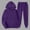 *Purple, variant on ClodeEU Womens Sweatsuits 2 Piece Set ,Loose Hoodie Sweatshirt With Pockets,Jogger Pants Fall Tracksuit Purple,Womens Plus XXL
