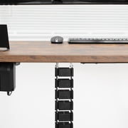 VIVO Vertebrae Cable Management Kit Height Adjustable Desk Quad Wire Organizer