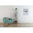 thumbnail image 6 of Abstract Grey and White Floral Canvas Wall Art with Gold Foil for Bedroom Bathroom, 6 of 6