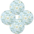 thumbnail image 2 of GZHJMY Daisy Flower Round Placemats Set of 4,Non-Slip Heat Resistant Washable Table Mats for Kitchen Dining Table Decoration,15.4 Inch, 2 of 7