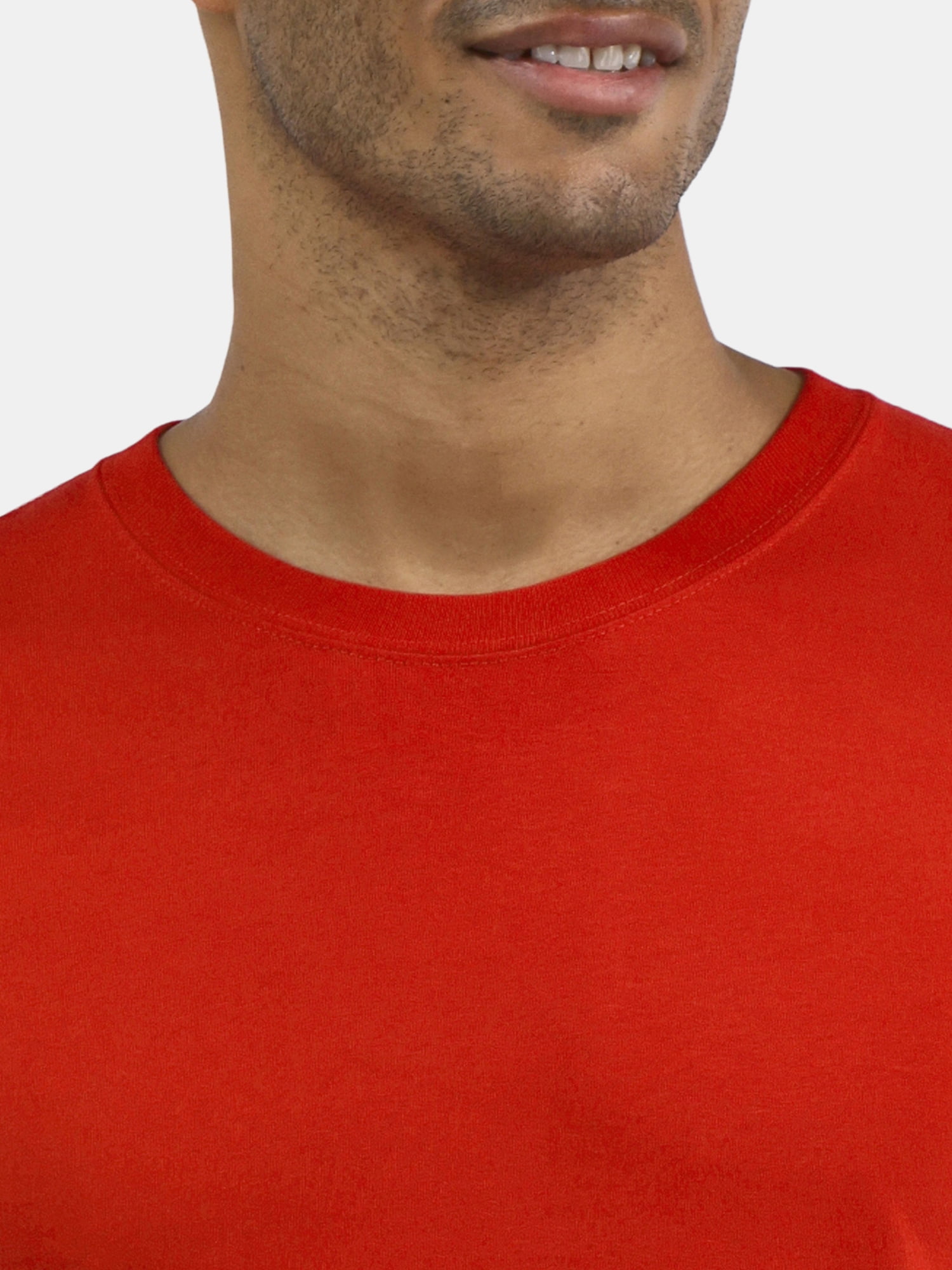 Athletic Works Men's and Big Men's Cotton Active Tee, 4-Pack, Sizes XS-5XL