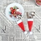 thumbnail image 5 of Pequeños sombreros de caramelo de Navidad, funda de soporte de Claus, gorras de Navidad, muñecas de mesa, adornos de decoración, artesanía para niñas, hombres, regalo, 12 piezas Inevent HA009401-00B, 5 of 6