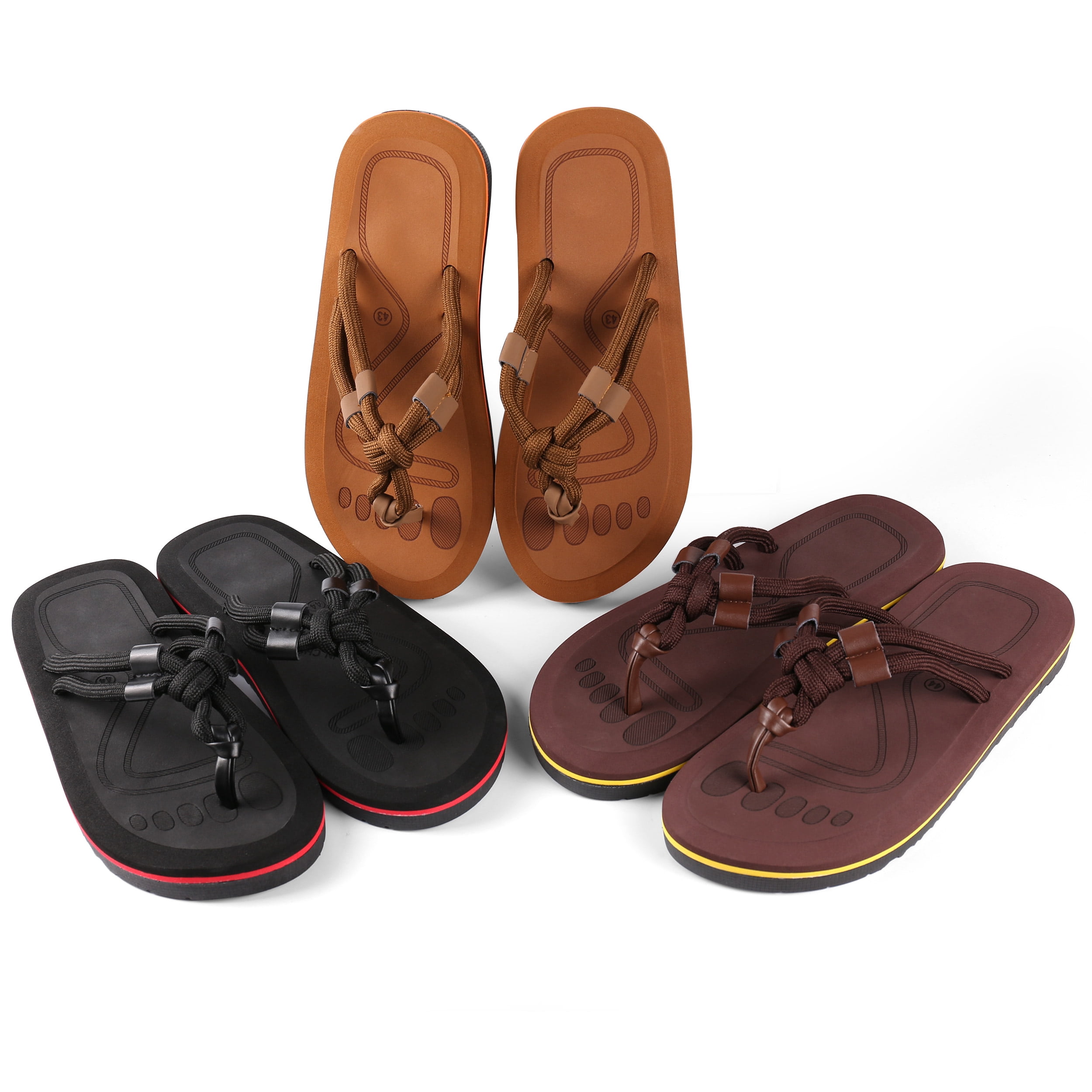 Men Summer Casual Indoor Outdoor Flip Flop Thong Sandals