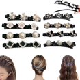 thumbnail image 1 of Pinza para el pelo Positivte3c, pinza para el pelo trenzada Positivte, pinzas para el pelo trenzadas con piedras de cristal brillantes, pinza para el pelo trenzada, pinzas para el pelo con diamantes d, 1 of 5