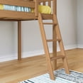 thumbnail image 4 of Max & Lily Twin Loft Bed, Solid Wood Loft Beds with Ladder for Kids, Pecan, 4 of 11