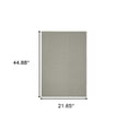 thumbnail image 3 of 2' X 3' Beige Geometric Stain Resistant Indoor Outdoor Area Rug, 3 of 10