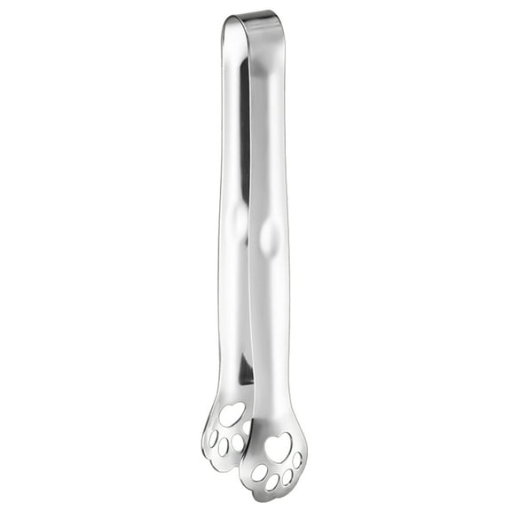 Stainless Steel Serving Tong Claw Shape Ice-Cube Tongs for Ice Buckets Cute Sugar Tongs for Coffee Teas Kitchen