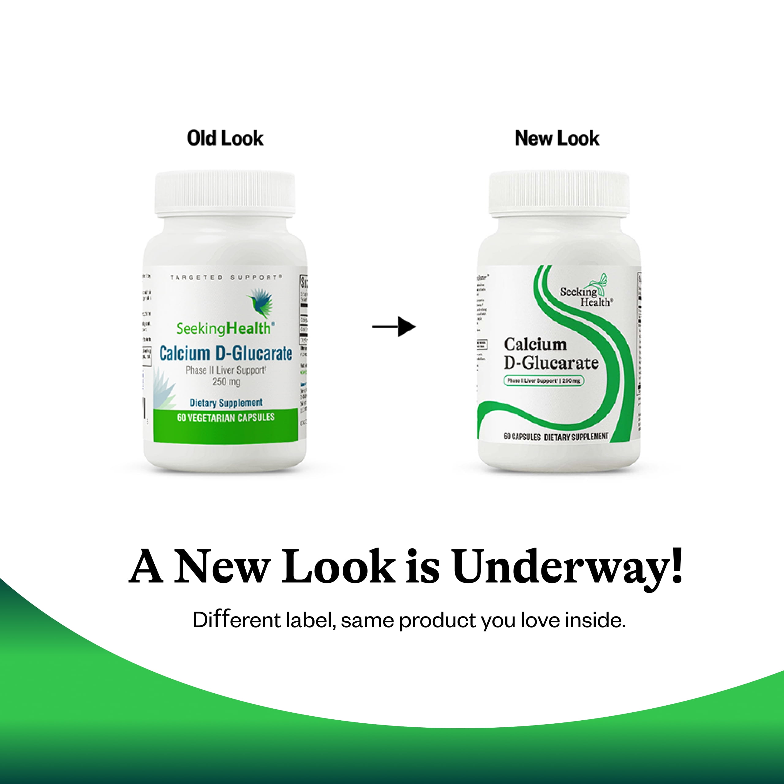 Seeking Health Calcium D-Glucarate - Calcium Supplement Supports Gut Health & Metabolism - Formula with Calcium D-Glucarate to Support Liver Health - 250 mg, 60 Capsules