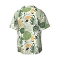 thumbnail image 2 of Wukai Hawaiian Style Men's Casual Short-Sleeve Button Down Shirt - Lightweight Summer Dress Shirt for Daily Wear-Small, 2 of 7