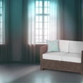 thumbnail image 5 of Amrita Sen Designs CAPL632FSDS-BL-18x18 18 x 18 in. Pond Peacock Suede Blown & Closed Pillow - Muted Aqua & White, 5 of 5
